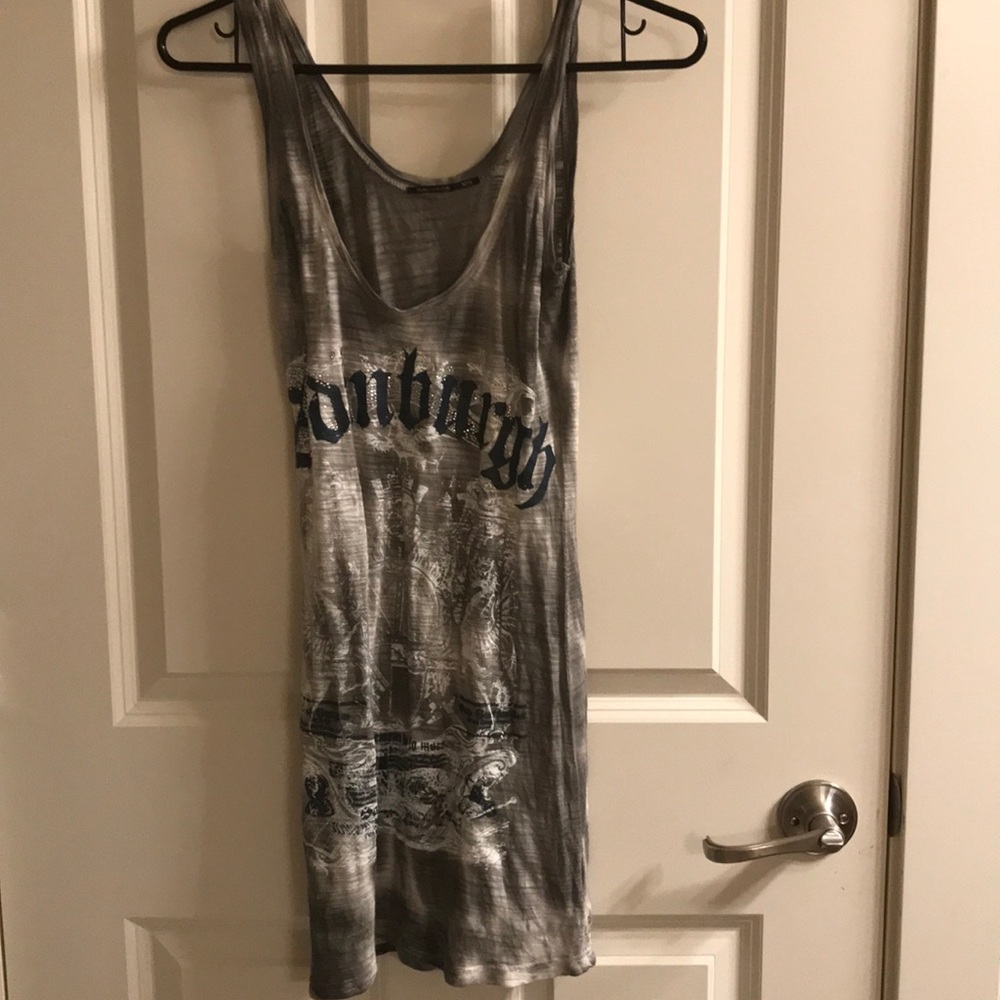 Salvage NWOT long tank/mini dress XS